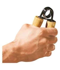 Wooden Hand Grip Power Trainer Forearm Wrist Reinforcement Gripper Free