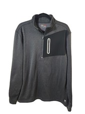 Fila Sport Gray Pullover Fleece Sweater Men's Size Large