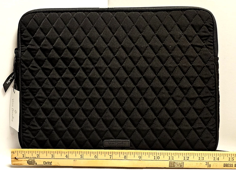 Чехол для ноутбука Vera Bradley из микрофибры классический черный совместимый с ноутбуком 15 дюймов - Изображение 4 из 4