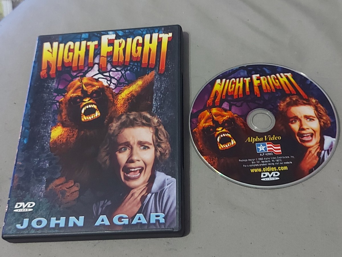 Night Fright (1967) (DVD, 2003) Sci-fi Horror, John Agar, Carol