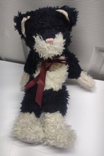 Boyd's Bears Heranamous Black White Cat Weighted 16" plush With Tags