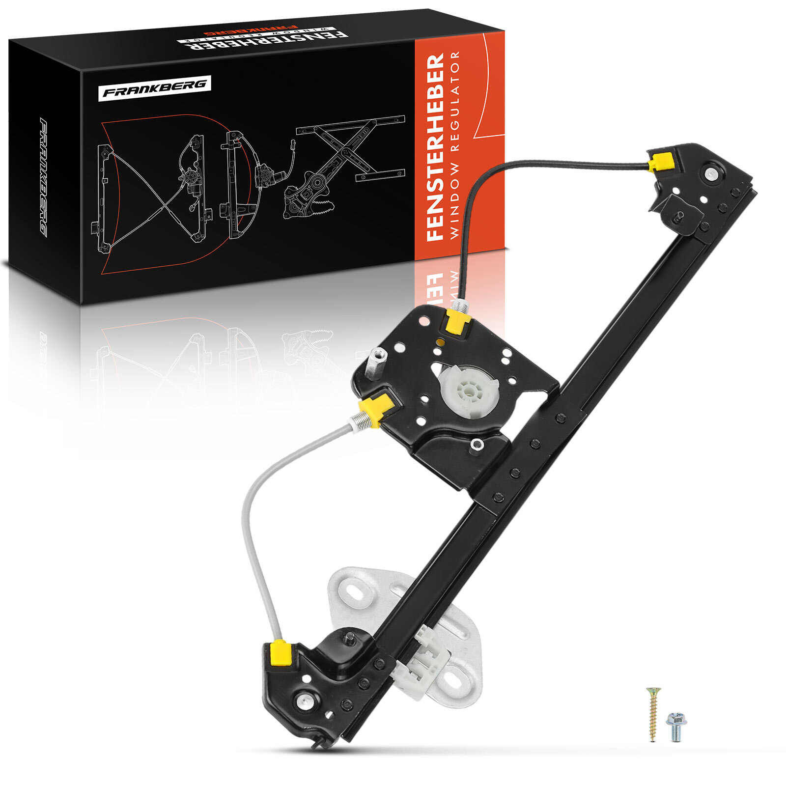 FRANKBERG Power Electric Window Regulator without Motor for Front Right