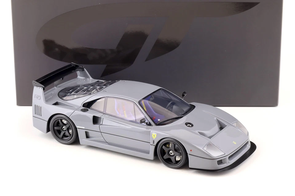 Sedili 1:18 GT Spirit GT442 Ferrari F40 Competizione 2002 Nardo grigio/blu - Immagine 2 di 4
