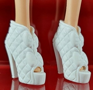barbie white shoes