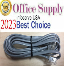 2 X 6ft RJ11 Modular Telephone Cable, Phone Cord, Data Wire, Made in USA  