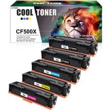 CF500X Toner Compatible with HP 202X Color LaserJetPro MFP M254dw M281fdw M281cd
