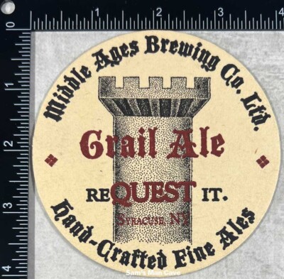Grail Ale Beer Coaster - NEW YORK