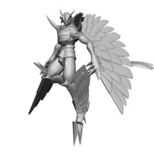 Unpainted Digimon RAVMON MODE GK Resin GARAGE KIT FIGURES In Stock NEW