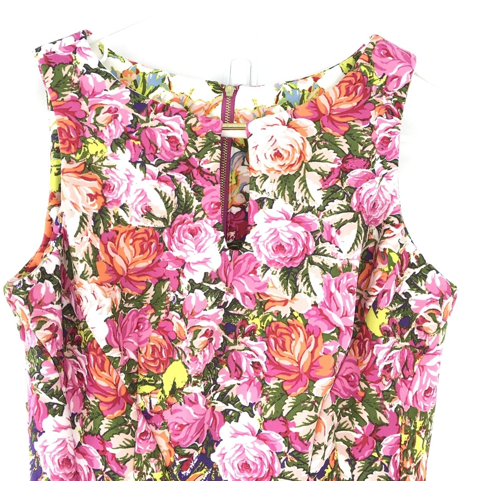 Gabby Skye Women’s Floral Fit and Flare Sleeveless Dress Size 6 - Image 2 of 4