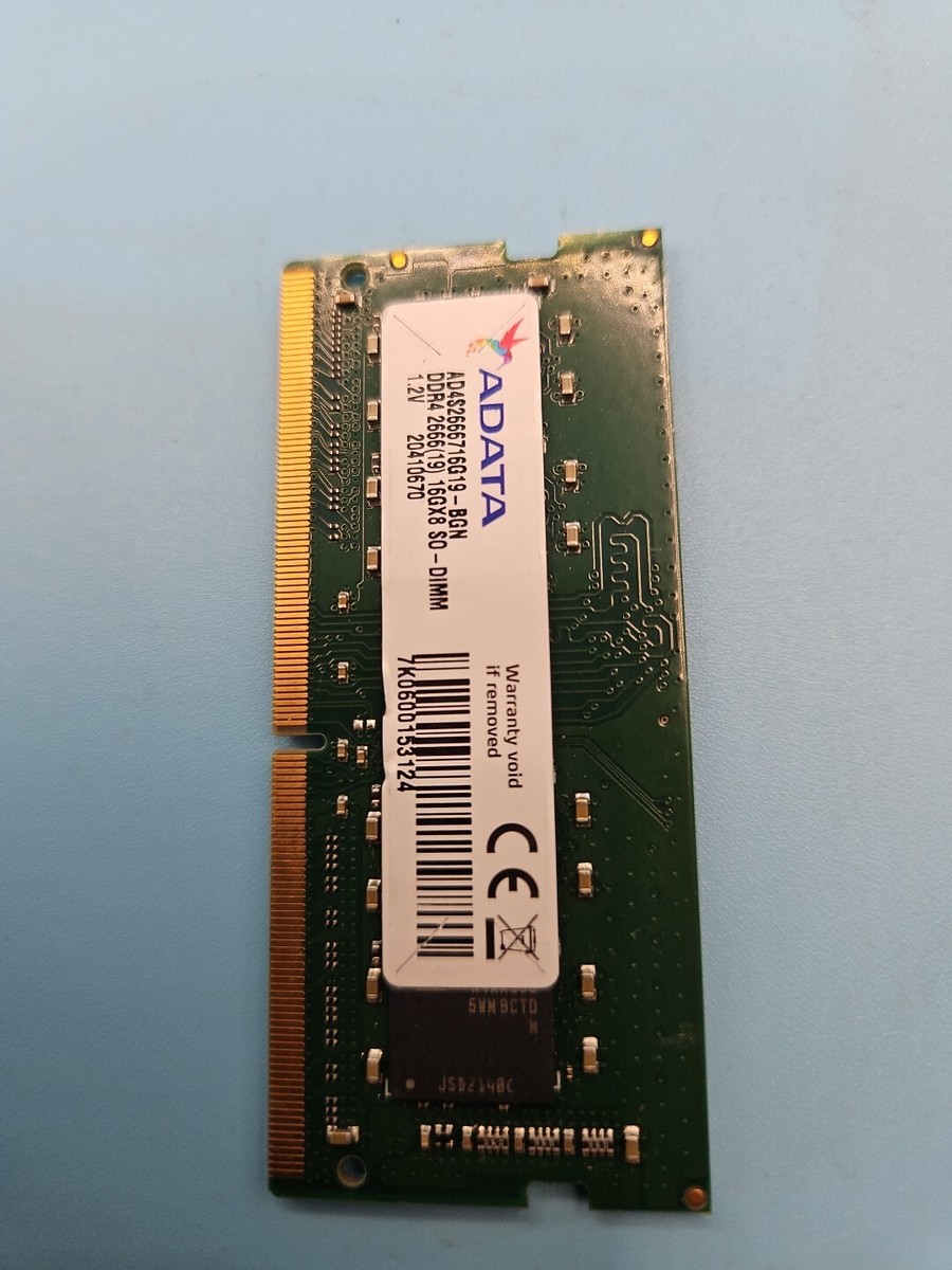 ADATA 16GB DDR4 16GX8 SO-DIMM 2666MHz 260-pin Memory RAM