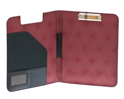 Akten Arbeits Schreib Mappe Klemm Brett Tasche 31x25x2cm Schwarz Davidts Bowatex