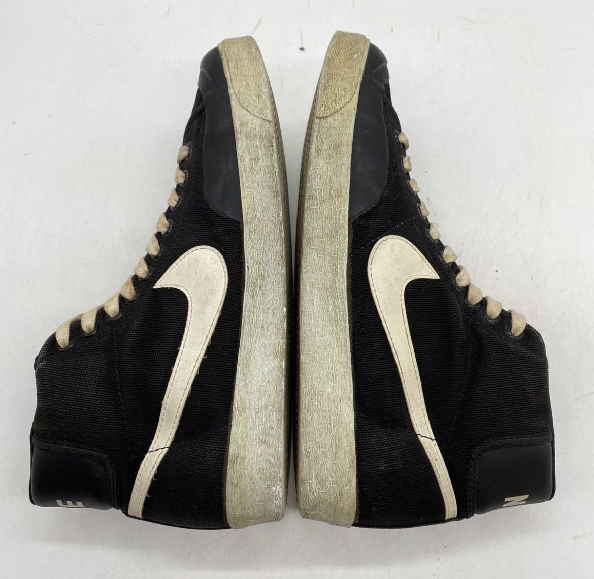 NIKE Blazer Canvas Black x White Men's sneakers US8.5 1981 NIKE Blazer Canvas Black x White Men's sneakers US8.5 1981