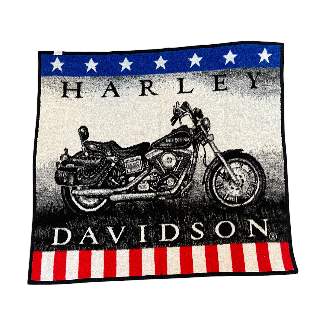 Biederlack of America Harley Davidson Motorcycle Blanket Fleece
