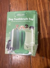 Dog Toothbrush Chew bite Toy Dental Oral Care Brush Rubber for Puppy, New