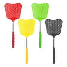 1/3/5 Pcs Extendable Fly Swatter Telescopic Long Reach Bug MOSQUITO Killer 