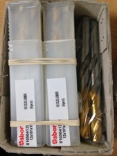 Image of 12x 12mm JOBBER DRILL BIT TiN COATED HSS GOLDEX EUROPA TOOL OSBORN 8105041200  