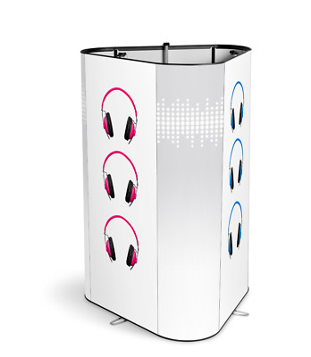 EXPAND LinkWall Systemset - 3 Displays 90x220cm doppelseitig- Neu und unbenutzt!