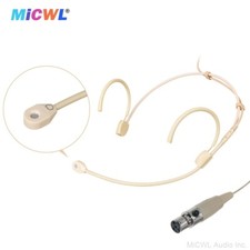 BetaCC Cardioid Ear Hanging Headset Microphone For Shure ULX SLX Blx 4Pin Mini