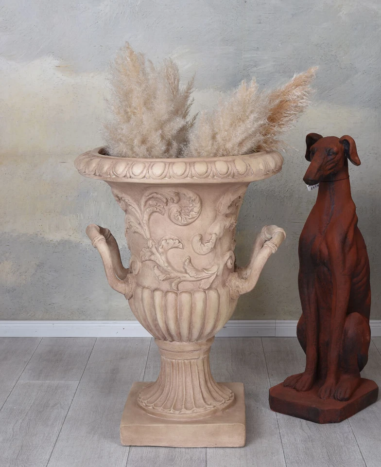 XL Blumentopf Versailles Blumenkübel Barock Amphore Pflanzgefäß Garten Übertopf - Bild 4 von 4