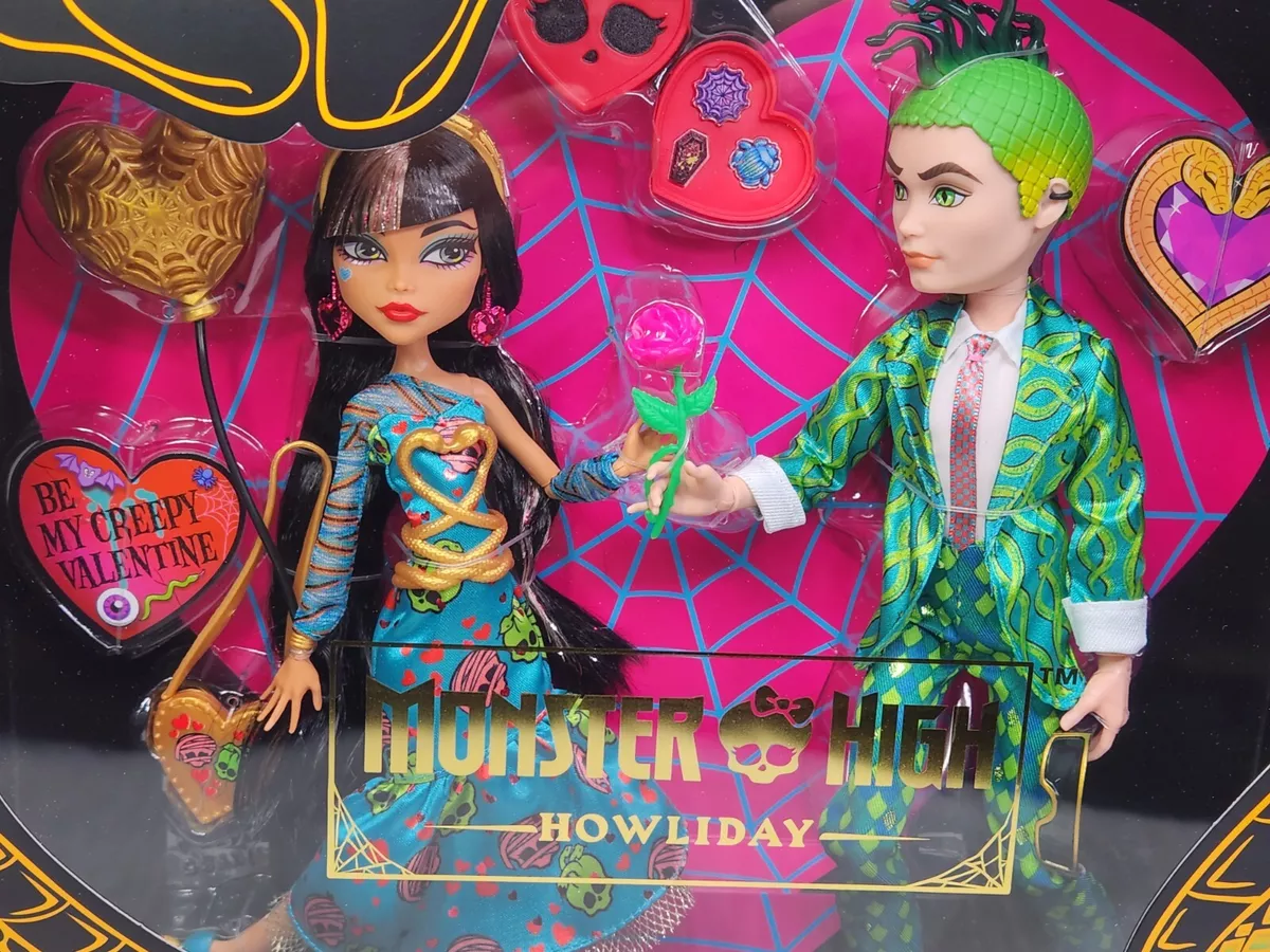 Monster High Dolls, Cleo De Nile e Deuce Gorgon Two-Pack, Bonecas de C