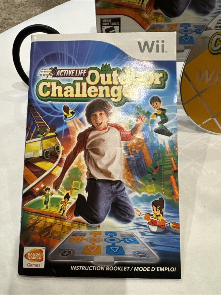 Active Life Outdoor Challenge (Nintendo Wii, 2008) CIB! W/ Manual
