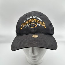 Vtg Arizona Diamondbacks Baseball Cap World Series Champions Black 2001 MLB