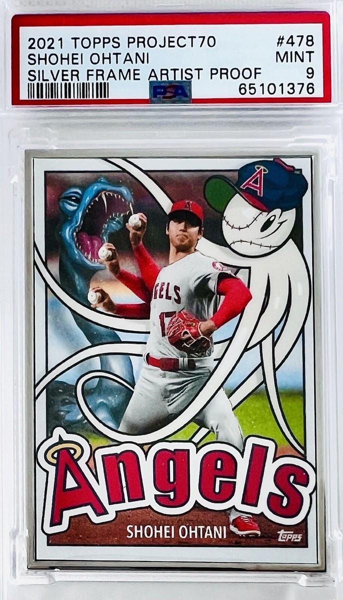 Shohei Ohtani Project70 アートカード 2枚セッと-4 2021 Topps Project 70 Shohei Ohtani By “Craola” Frame Artist Proof