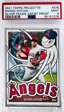 2021 Topps Project 70 Shohei Ohtani By “Craola” Frame Artist Proof #/51 PSA 9 💎