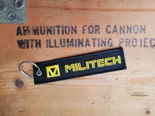 Cyberpunk MILITECH embroidered Keychain Key Jet Flight Tag 2077