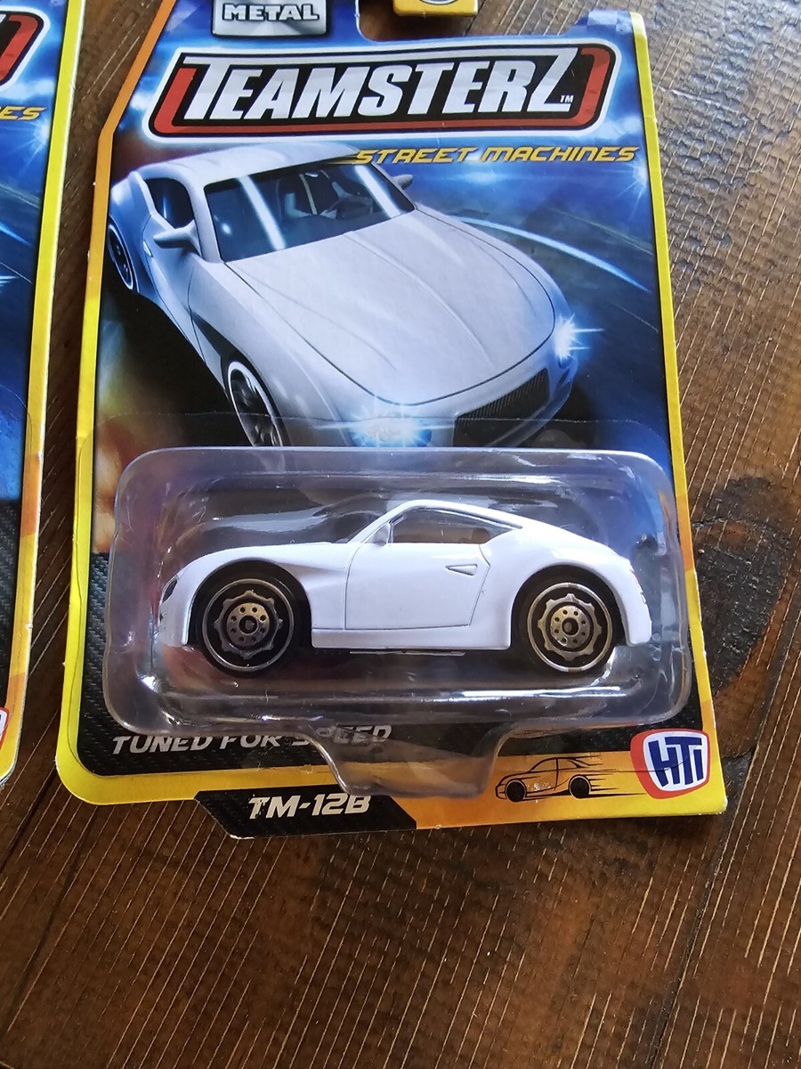 Teamsterz Street Machines Toy Car TM-12B. TM-SA X 2 White And Blue