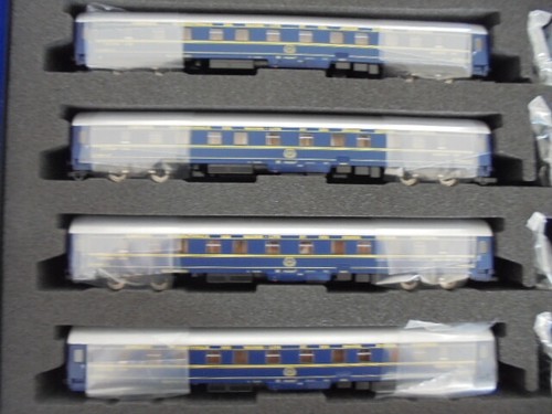Roco 4 Stück DC CIWL Schlafwagen aus Set 61468, 1:87, Sehr hochwertig und selten | Zustand: Neu