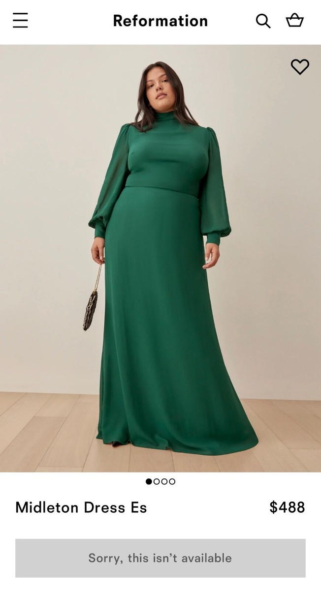 reformation long sleeve green dress Reformation Milan Long Sleeve Wrap Dress | Nordstrom