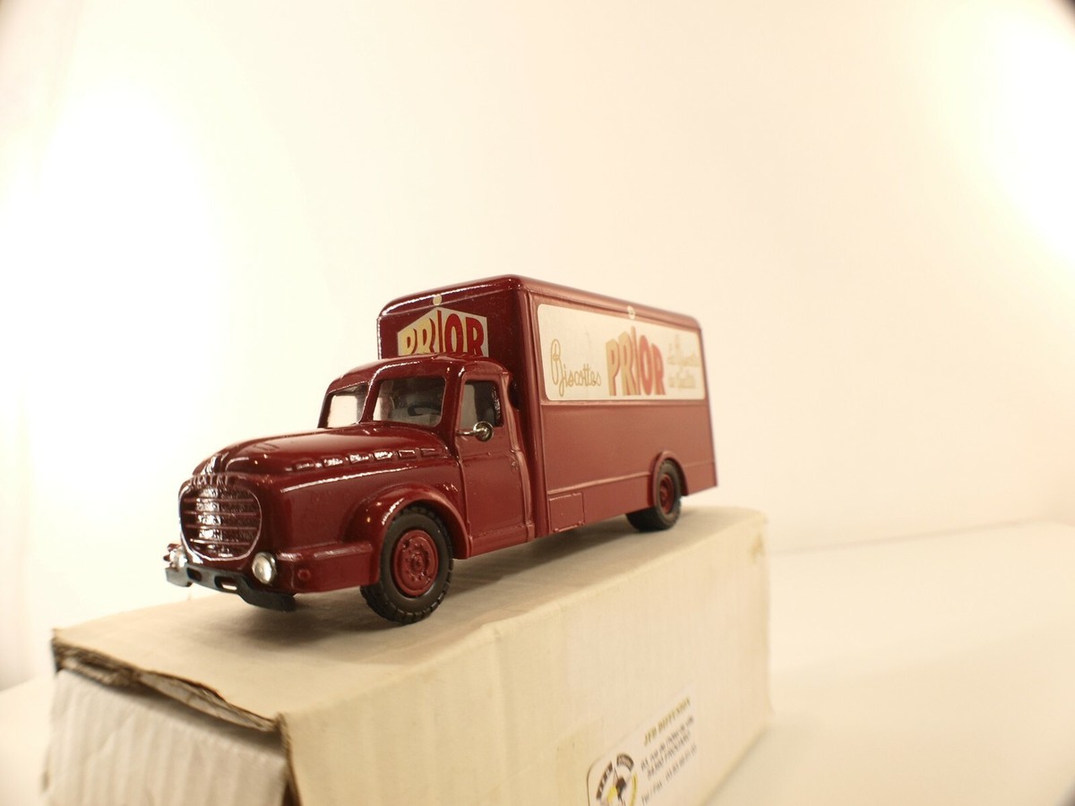 Gas Oil France N°8 – Camion Willéme LD610 Fourgon Biscottes PRIOR En Résine 1/43