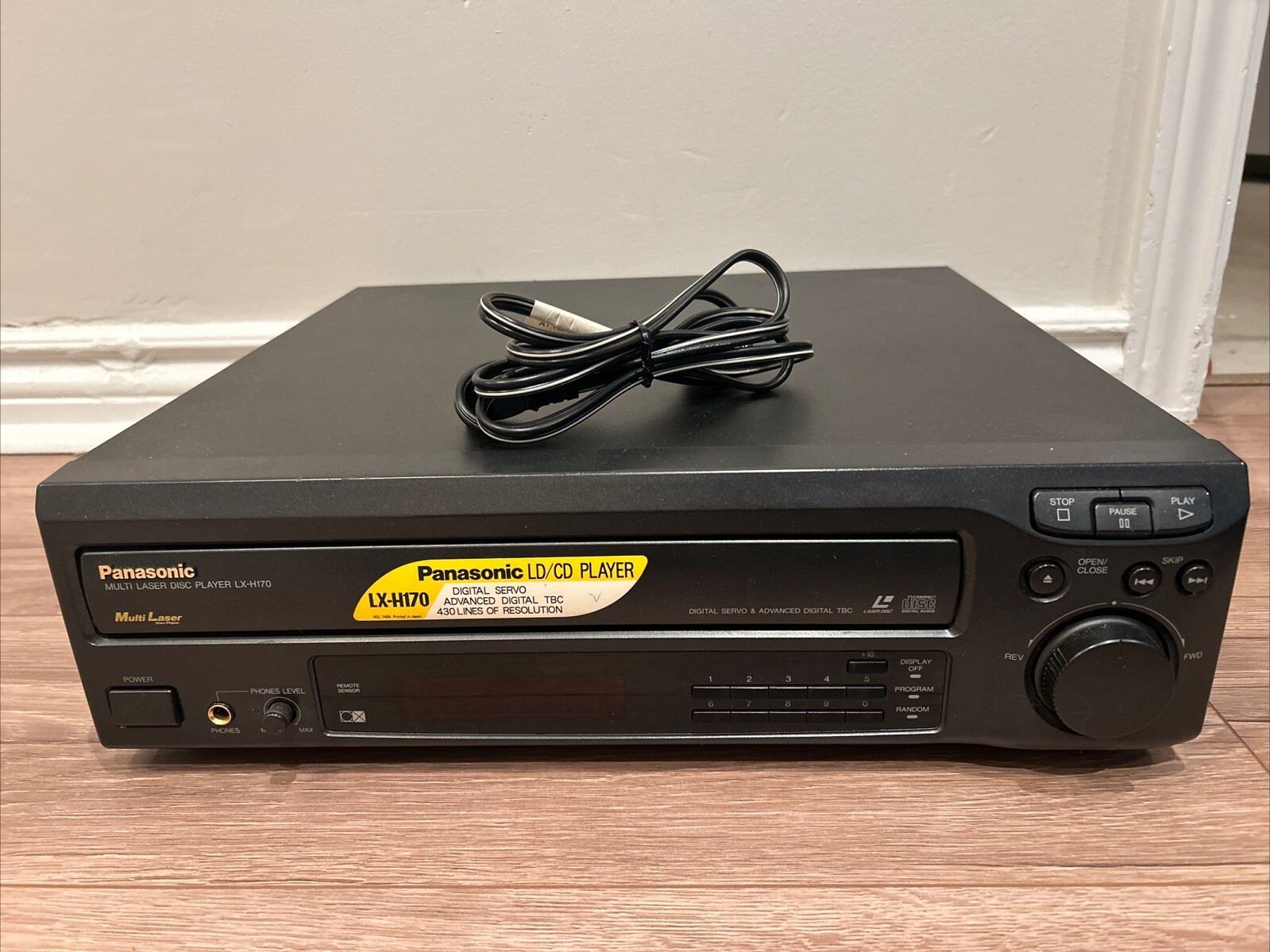 パナソニック　CD CDV LD プレーヤー　LX-K630 Panasonic LDプレーヤー LX-K630 カラオケ対応レーザーディスク