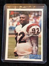 1992 Bowman John Copeland Rookie Card #16 Cincinnati Bengals Defensive End NFL T