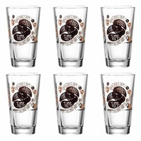 Montana: :Vintage Becher 6Er Set Trinkbecher Trinkglas Wasserglas Glas 240 Ml