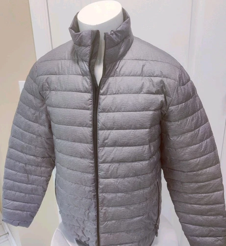 VETEMENTS Swiss Tech Performance Gear Giacca Tampone Uomo (M 38 40) Grigio Flanella