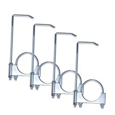 4 Pcs Universal Exhaust Clamp With Hangerexhaust Hangers Fits 2-12 2.5