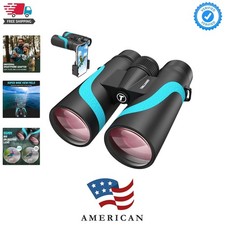 15x55 UHD Binoculars for Adults High Powered with Phone Adapter - Large View,...