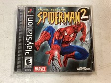 Spider-Man 2 -- Enter: Electro (Sony PS1, 2001) CIB Manual (Tested & Works)