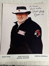 Buddy Ryan Autograph Picture / Deceased