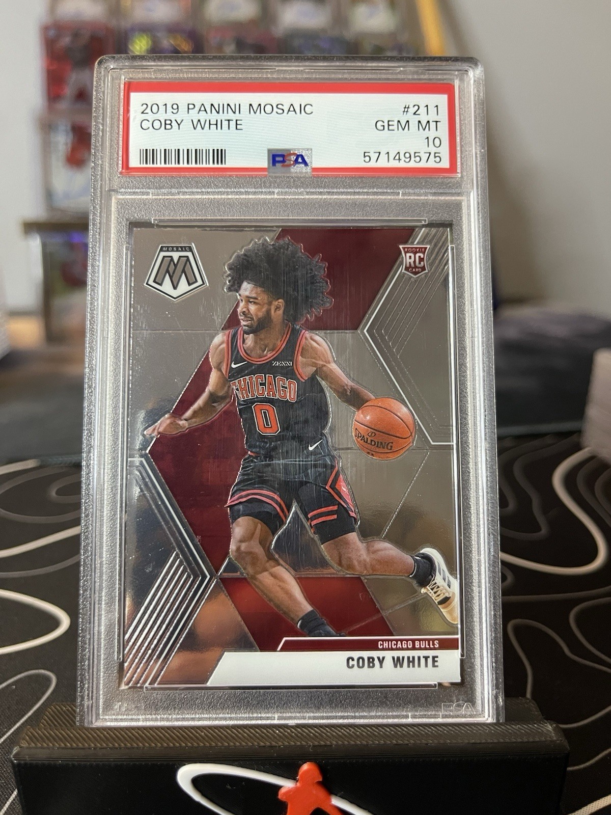 2019-20 Panini Mosaic Rookies Coby White #211 Chicago Bulls Rookie RC NBA
