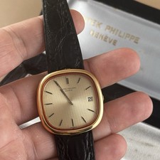 Patek Philippe Golden Ellipse 36mm Ref 3604 auto hobnail Sigma Dial Full Set 13
