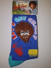 New Bob Ross Socks One Size