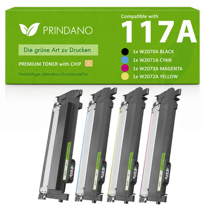 XXL Toner für HP 117A mit Chip für HP Color Laser MFP 178nwg 179fwg 178nw 179fnw