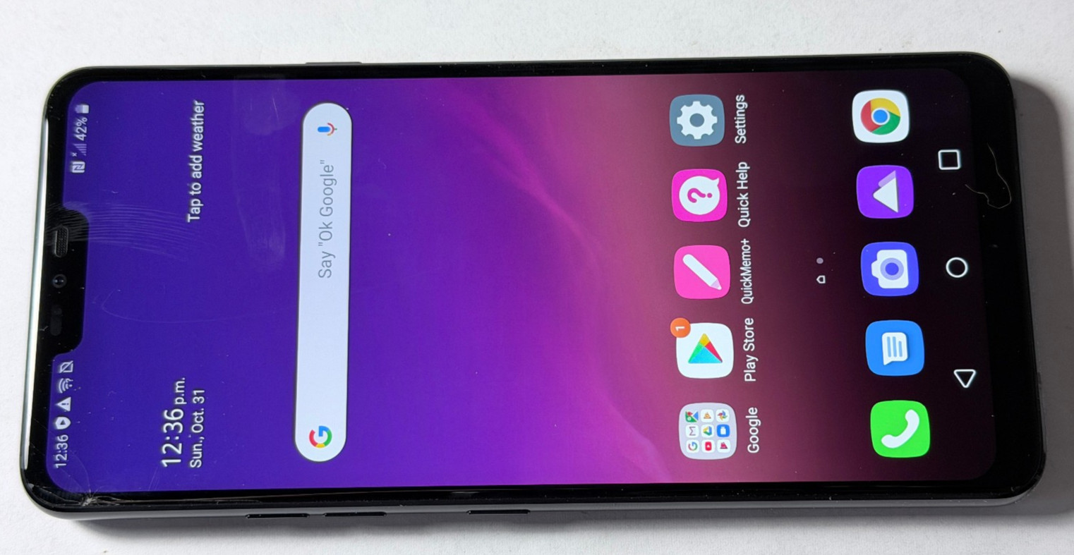 UNLOCKED LG G7 ThinQ G710AWM 64GB 4G LTE Smart Phone / T-Mob