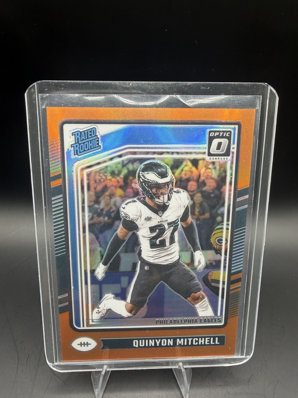 2024 Donruss Optic - Rated Rookie Quinyon Mitchell #282 Orange Prizm 73/249