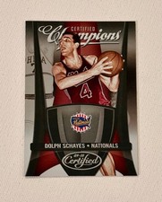 2009-10 Panini Certified Champions Dolph Schayes #24 HOF SP Numbered /500