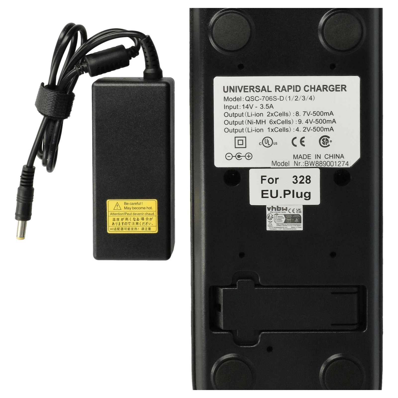 Ladegerät für Motorola GP340 EX GP329 EX GP340 ATEX Funkgerät-Akkus 8,4V 0,4A