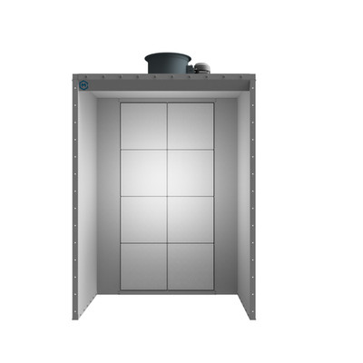 5' Wide X 7' Tall X 3.5' Deep Open Face Spray Booth - 2hp - 1Ph - Free Shipping